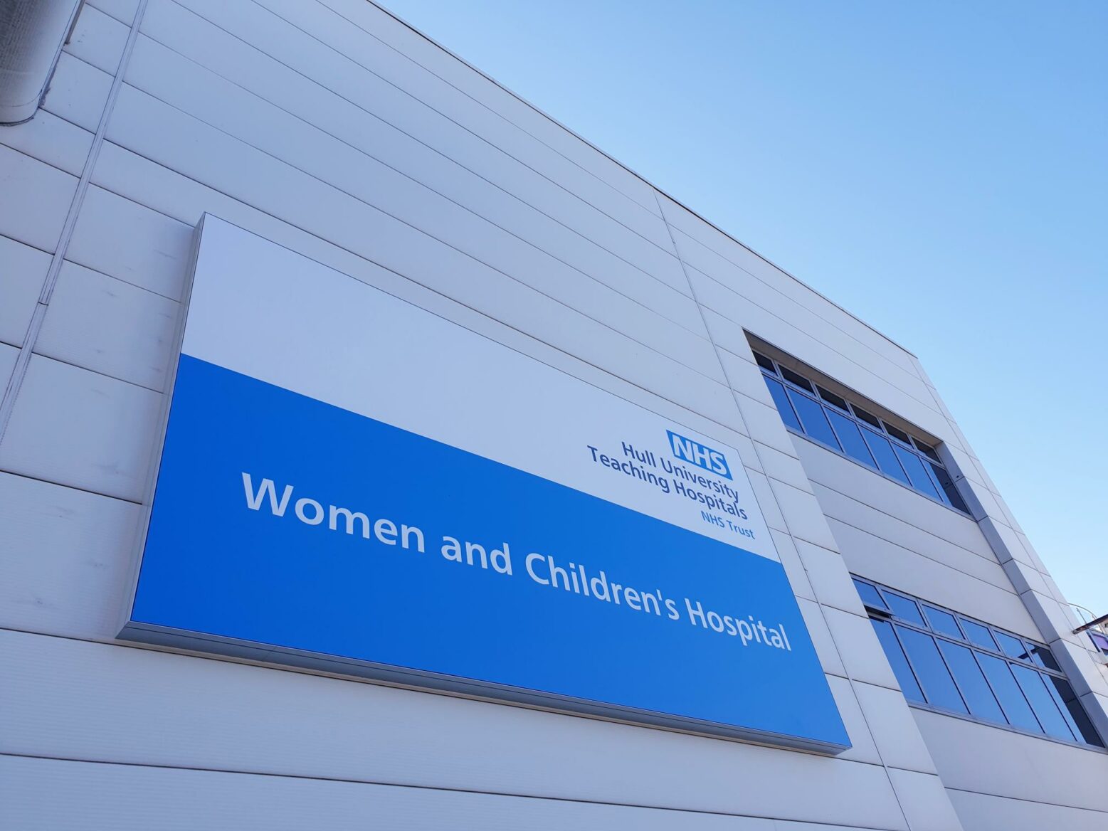 Women and Children's Hospital signage